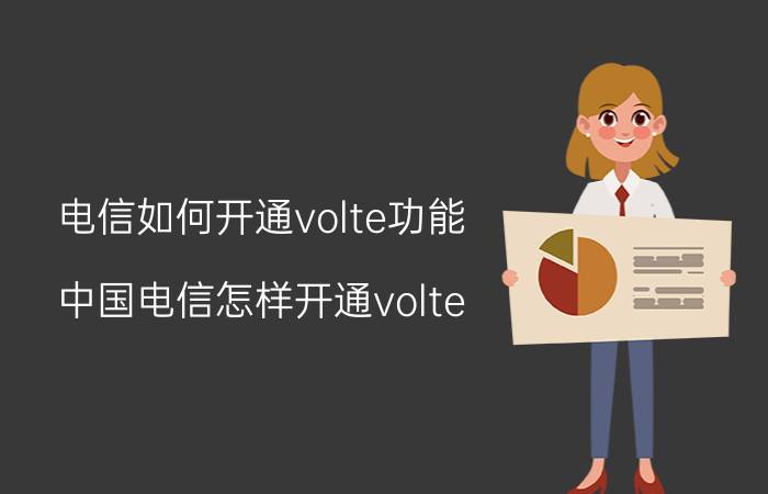 电信如何开通volte功能 中国电信怎样开通volte？